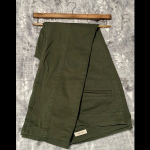 Loft super soft sateen pant, Army green size 16